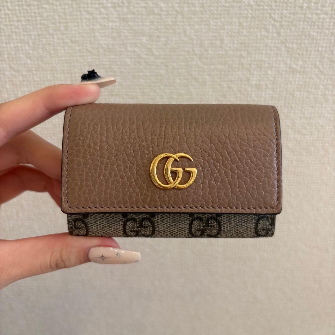 【お値下げしました‼️】GUCCI グッチ ピンク ブラウン キーケース