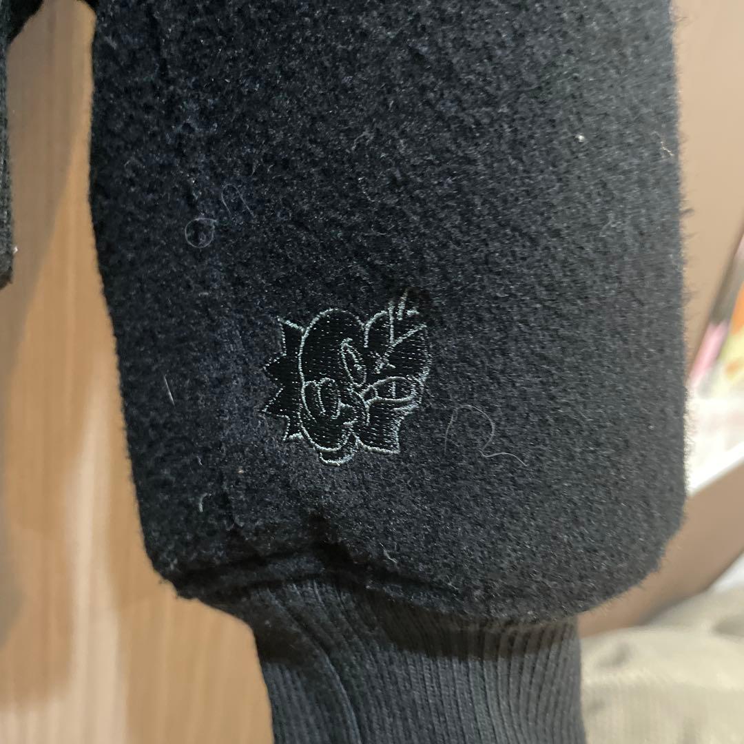 X-LARGE アート刺繍スタジャン ブラック