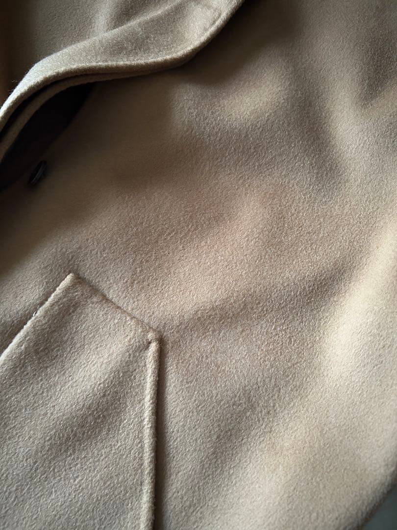 24年完売 フレームワーク ハミルトンリバー クルーネックコート 36 キャメル