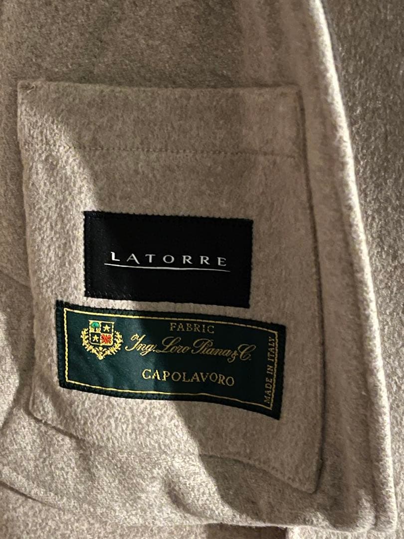 プ*い様 Latorre ラトーレ　メンズ　コート　イタリア　カシミヤ　ウール