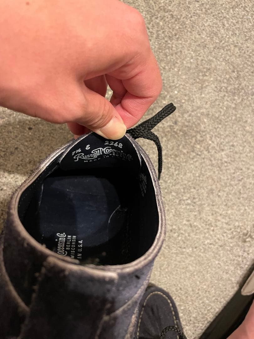 ラッセルモカシン　オックスフォード　7 1/2E