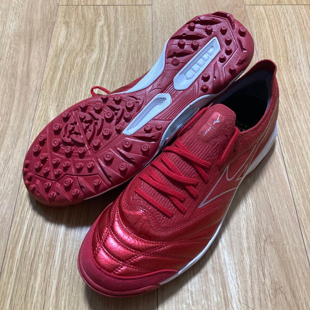 海外限定ミズノ モレリア ネオ サラ ベータ ジャパン TF 26.5㎝ レッド