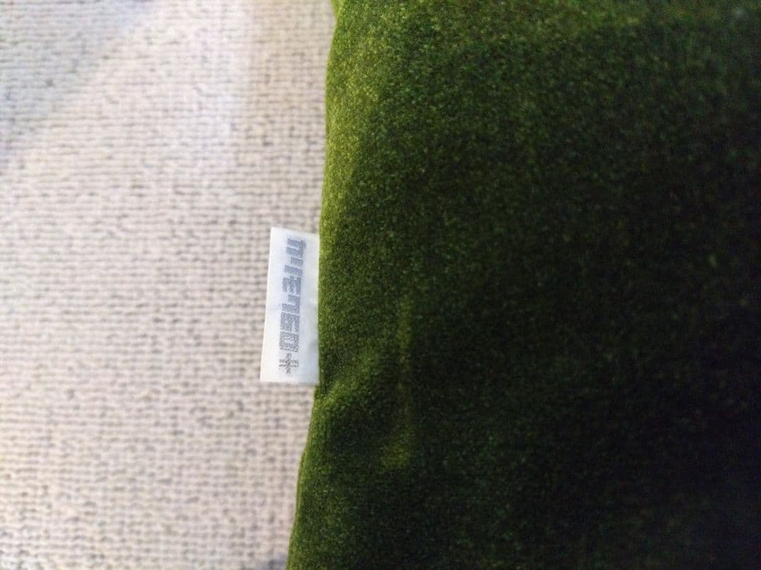 [タイムセール]カリモク60 ロビークッション　モケットグリーンK36160