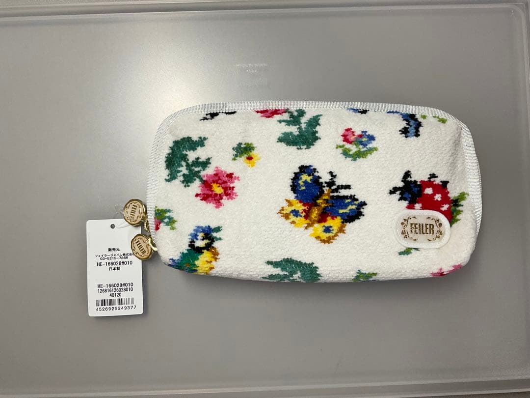 （うさぎさん専用)【新品未使用】フェイラー　ポーチ　ホワイト