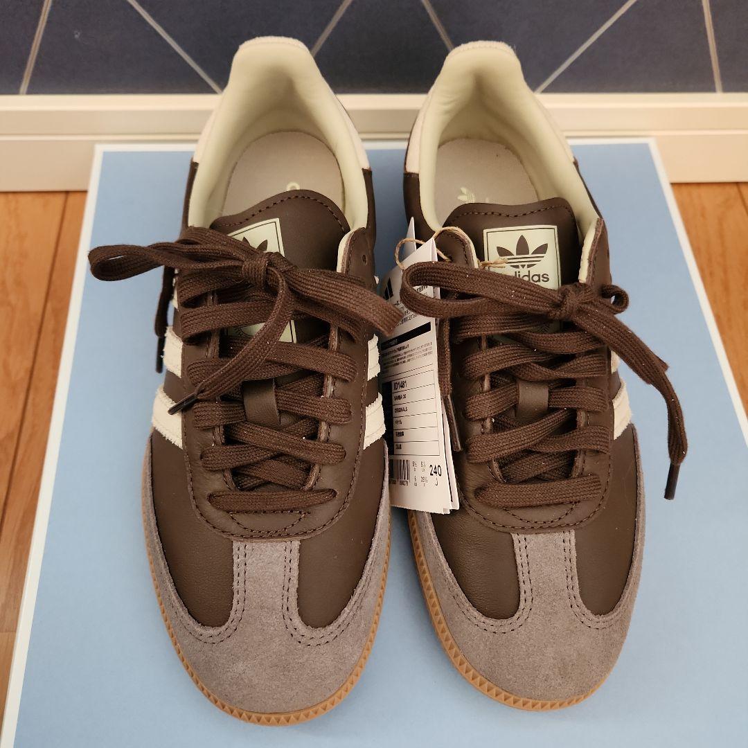 新品 adidas Samba OG ブラウン 24.0cm