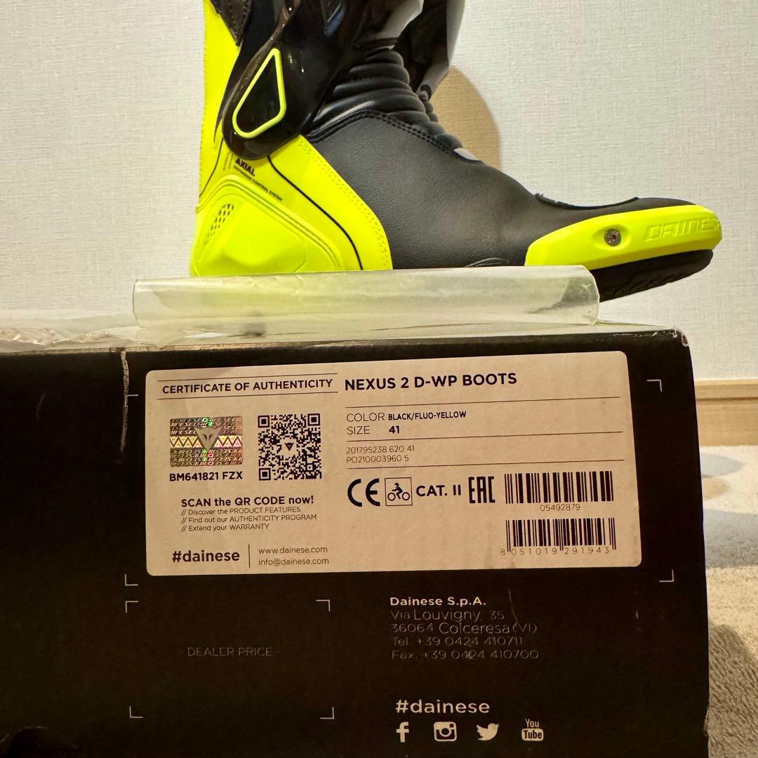 DAINESE NEXUS 2 D-WP BOOTS 防水27.0cm EU41
