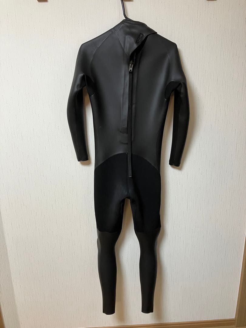 ブラック フルスーツ ウェットスーツ　3ミリ　クラシック　バックジップ