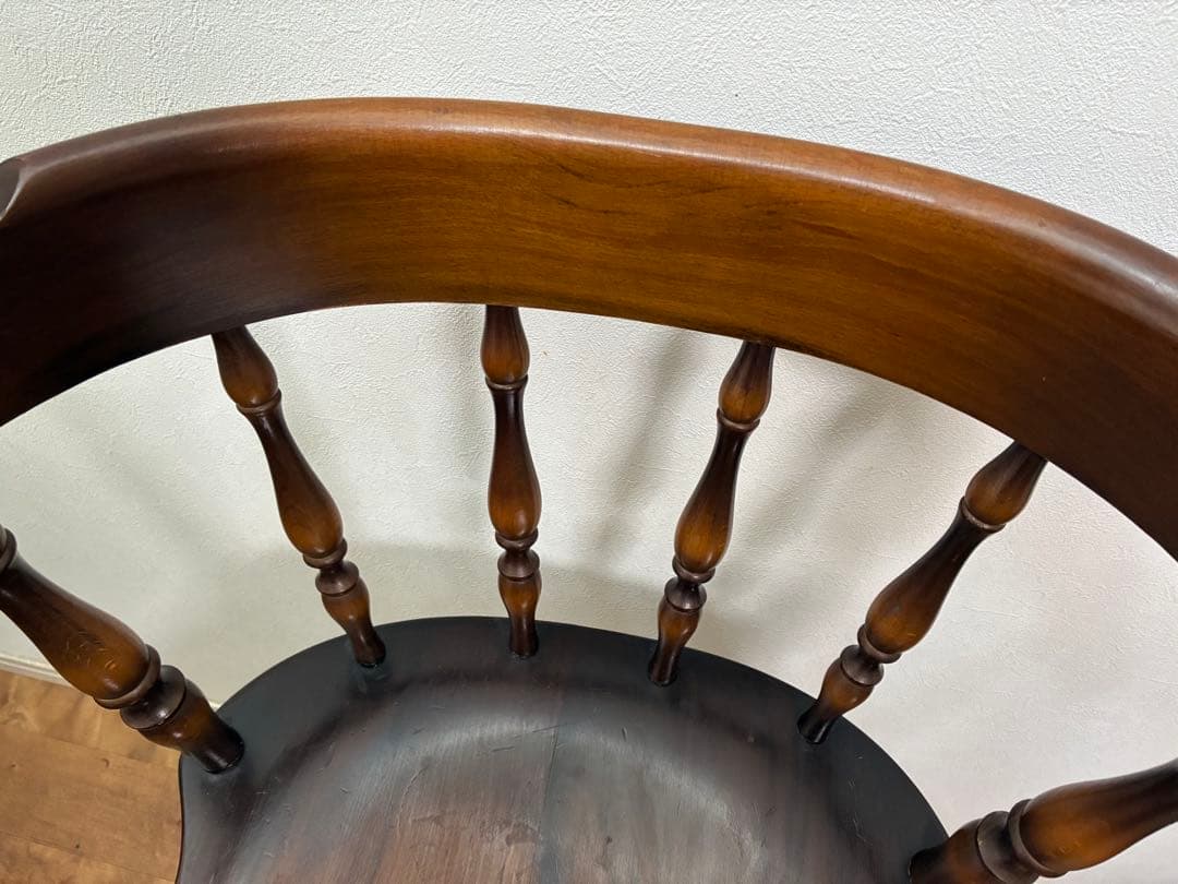 飛騨産業　キツツキマーク ハイチェア　カウンターチェア 回転椅子④