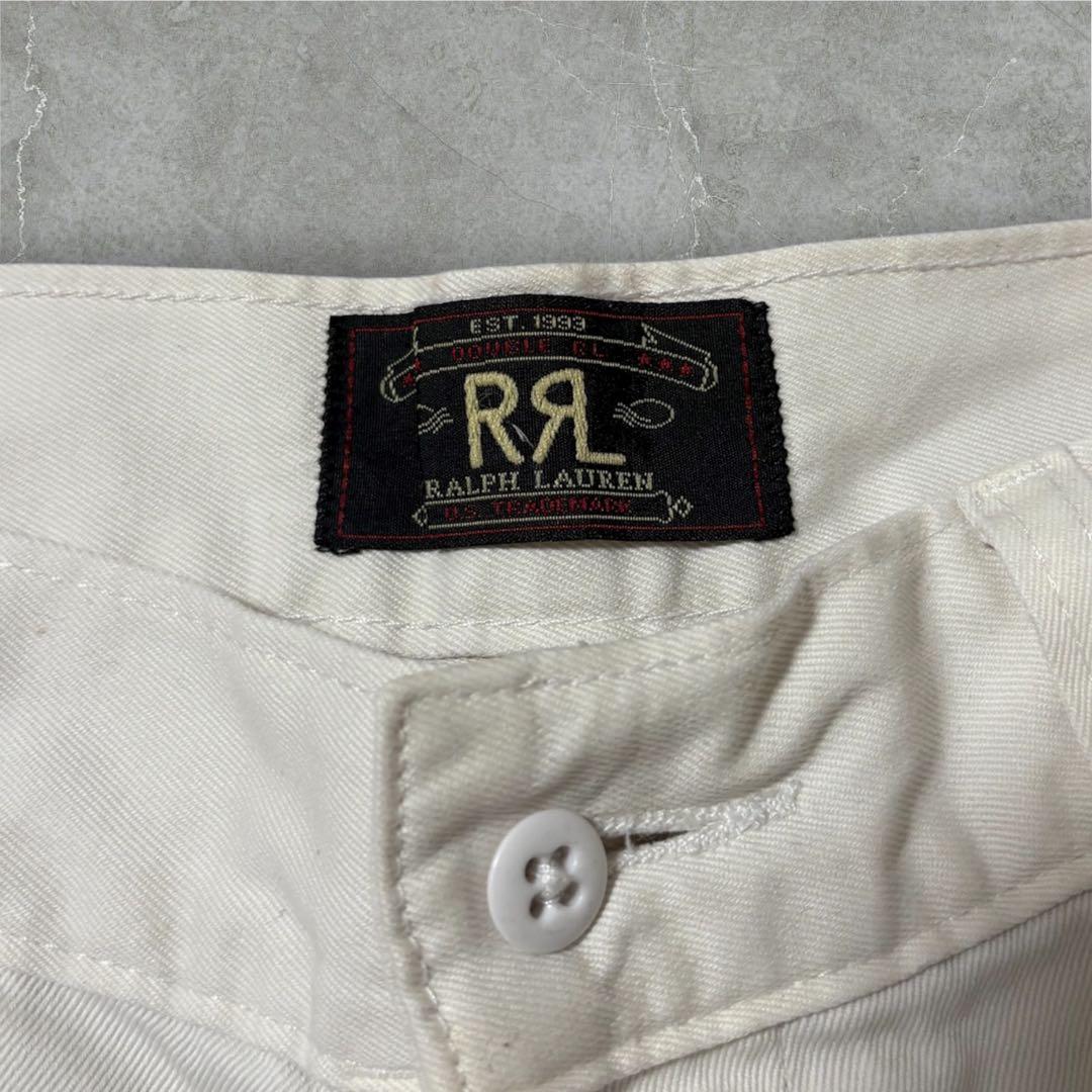 三つ星タグ RRL テーパードチノパンツ