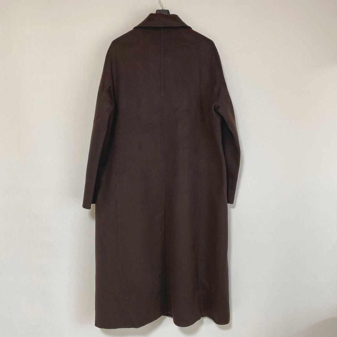 セオリーリュクス 38 ウールダブルチェスターコート カシミヤ混素材 DMW