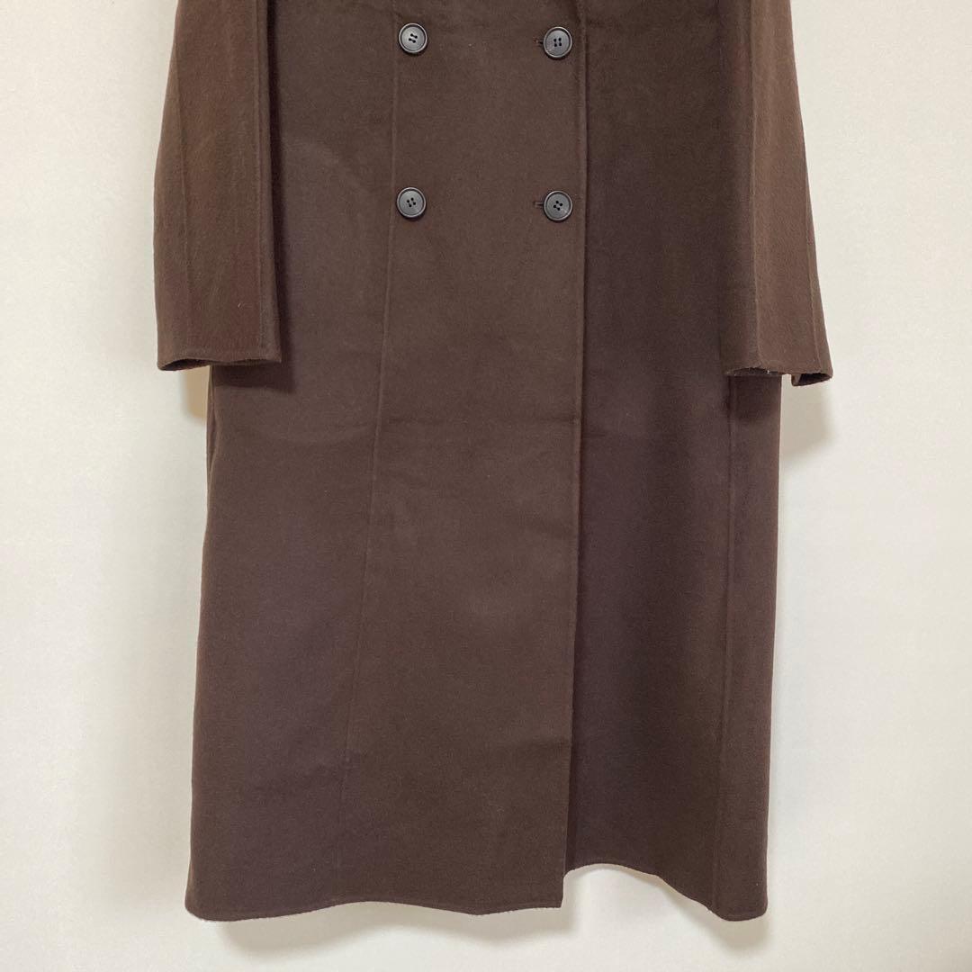 セオリーリュクス 38 ウールダブルチェスターコート カシミヤ混素材 DMW