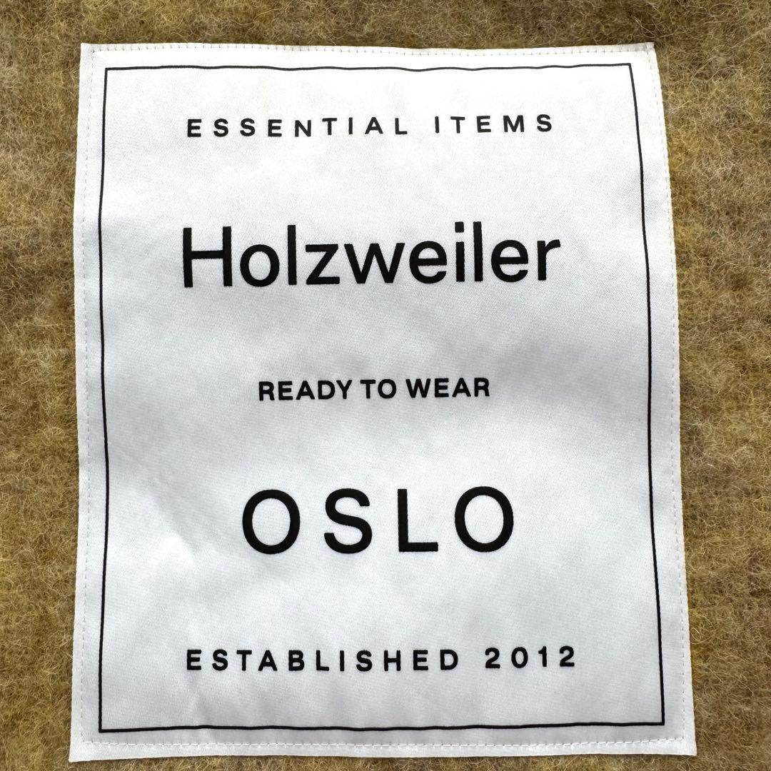 ★新品★ノルウェー発　Holzweiler　大判マフラー　モヘヤ　アルパカ