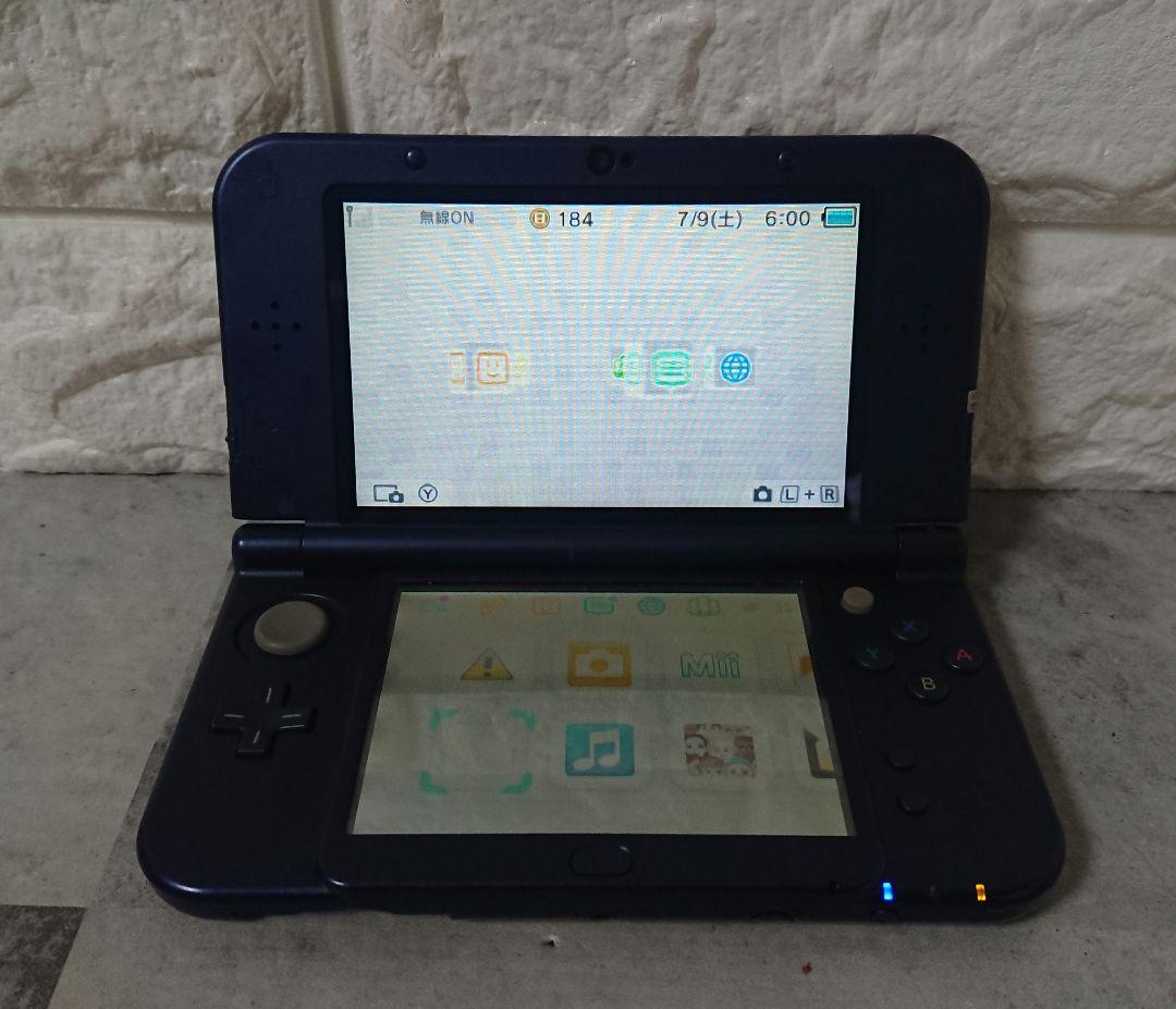 【動作確認済】Newニンテンドー3DS LL メタリックブルー