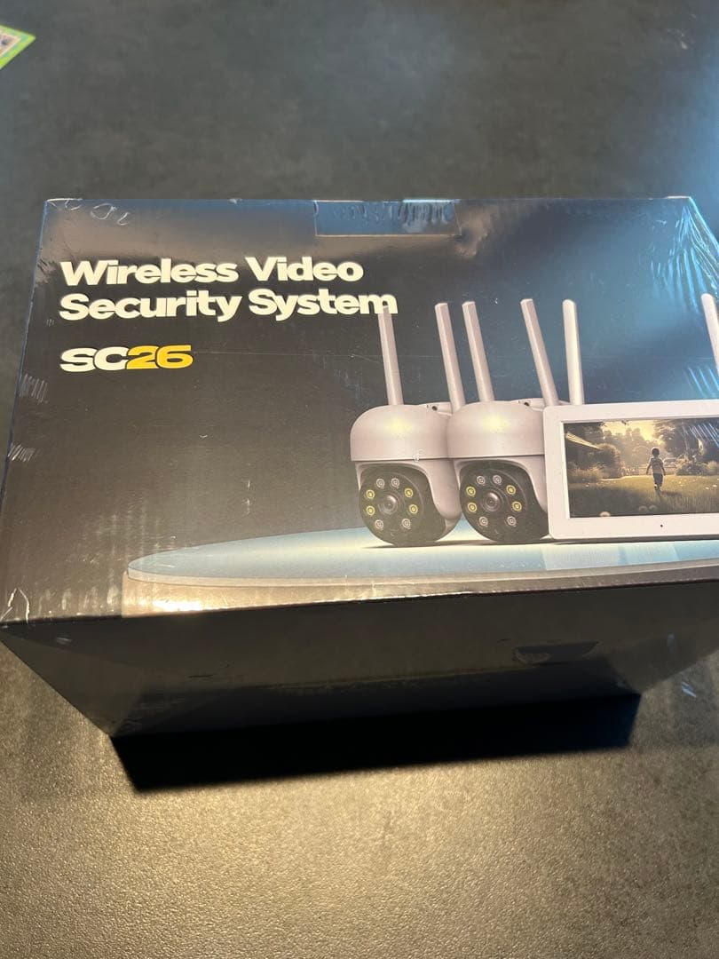 防犯カメラ 監視カメラ屋外 モニター付き　内臓バッテリー　500万画素　7インチ