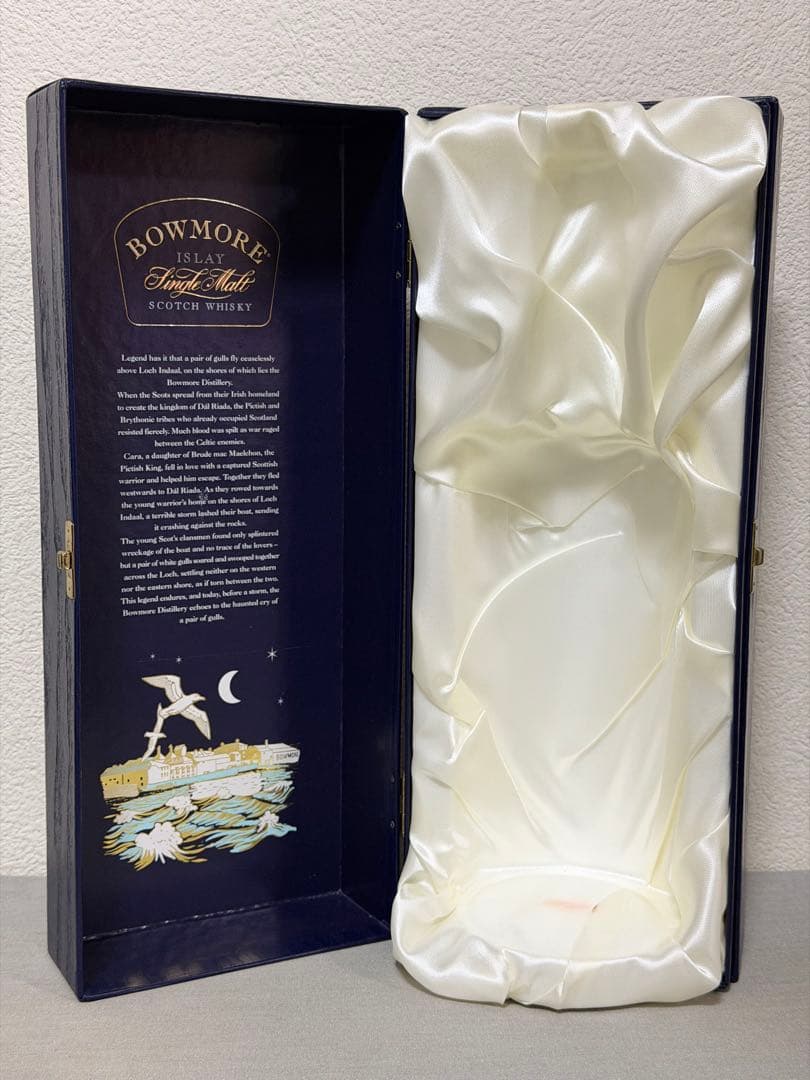 【空瓶】BOWMORE 25年 アイラモルトスコッチウイスキー