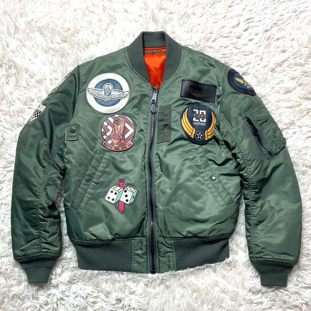 AVIREX トップガンカスタム MA-1フライトジャケット 長渕剛 M
