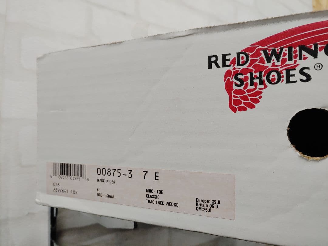 RED WING レッドウィング 875 モックトウ クラシック　ブーツ