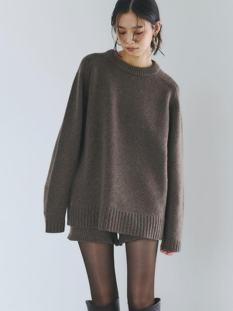 新品 完売品 即日発送 anuans HAMILTONショートパンツ ブラウン