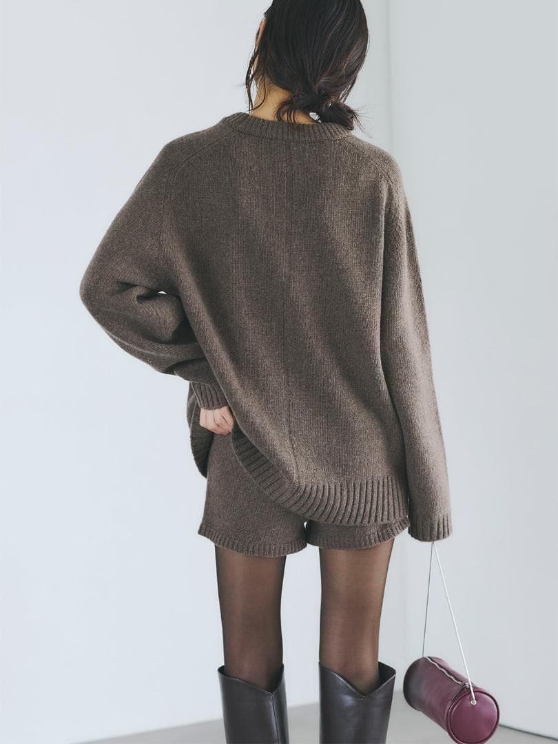 新品 完売品 即日発送 anuans HAMILTONショートパンツ ブラウン