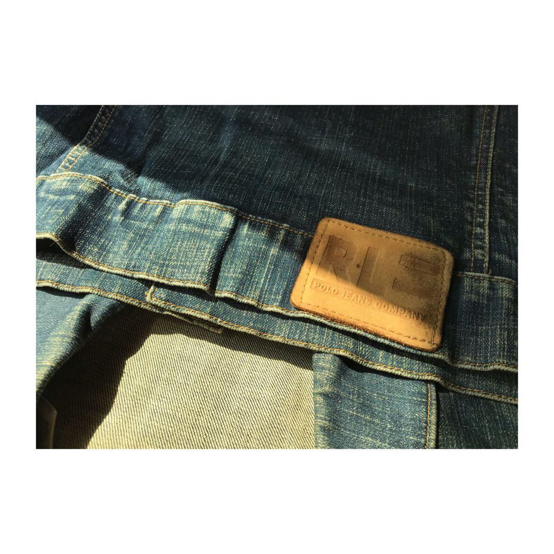 USA古着 ラルフローレンポロジーンズ デニムジャケット Gジャン XL メンズ