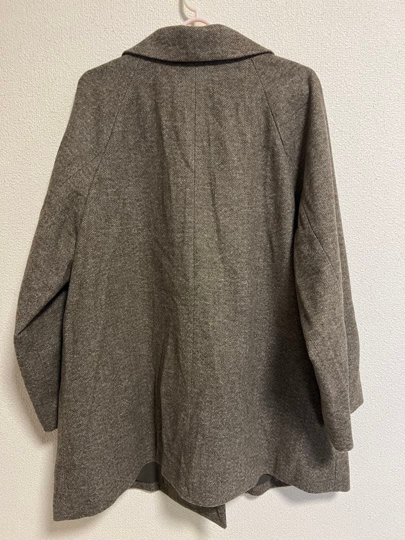 GLOBAL WORK 軽やかストレッチ襟2WAYコート