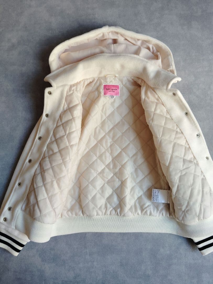 【美品】kate spade new york kids スタジアムジャンパー