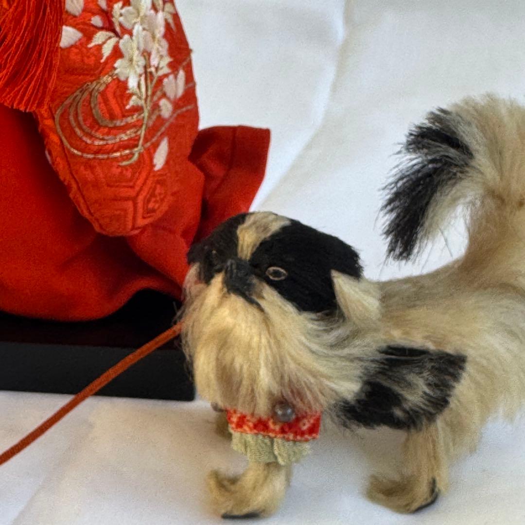 狆引き官女　雛人形　お雛様　ひな祭り