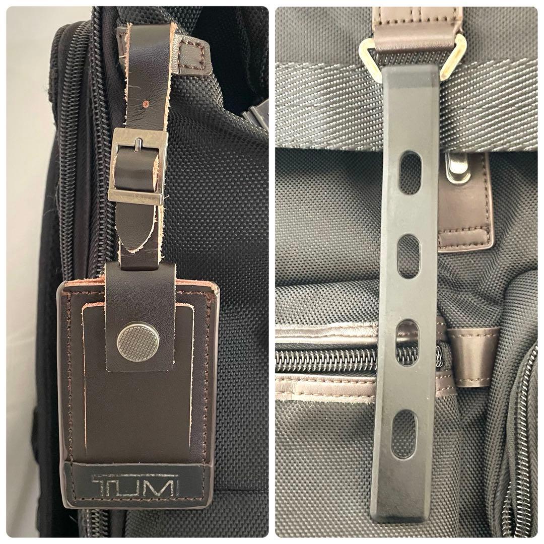 TUMI リュック 222388HK2 ロールトップ バックパック 黒 ビジネス