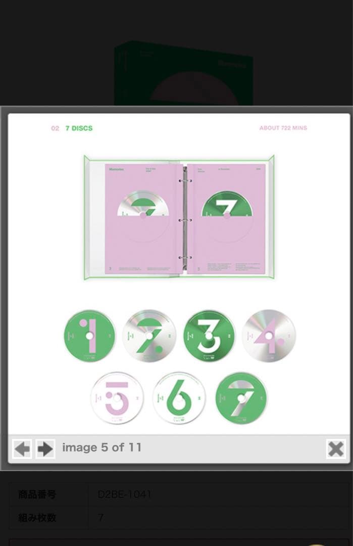 ミュージック BTS   Memories of 2020