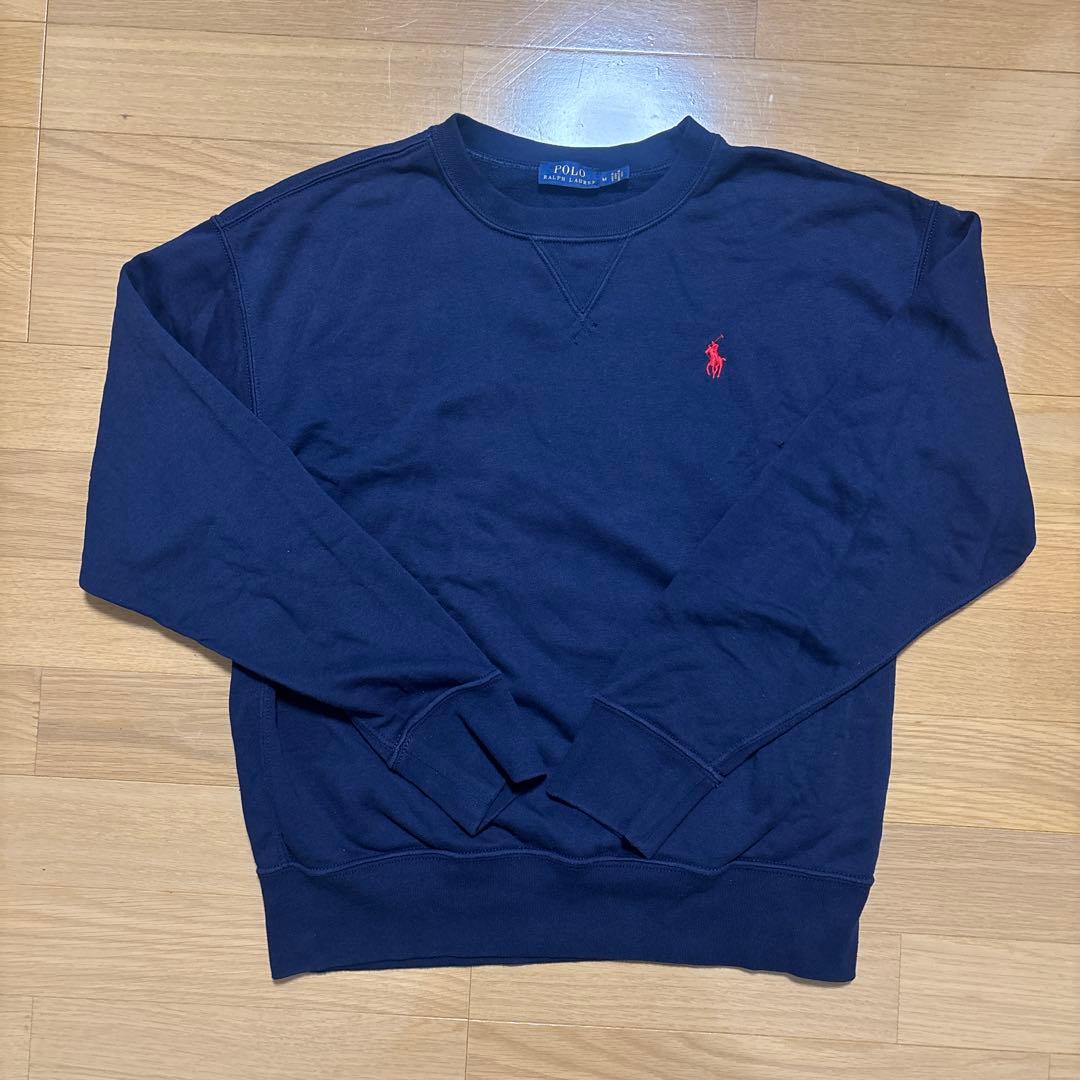 【美品】Polo Ralph Lauren ネイビー トレーナー M