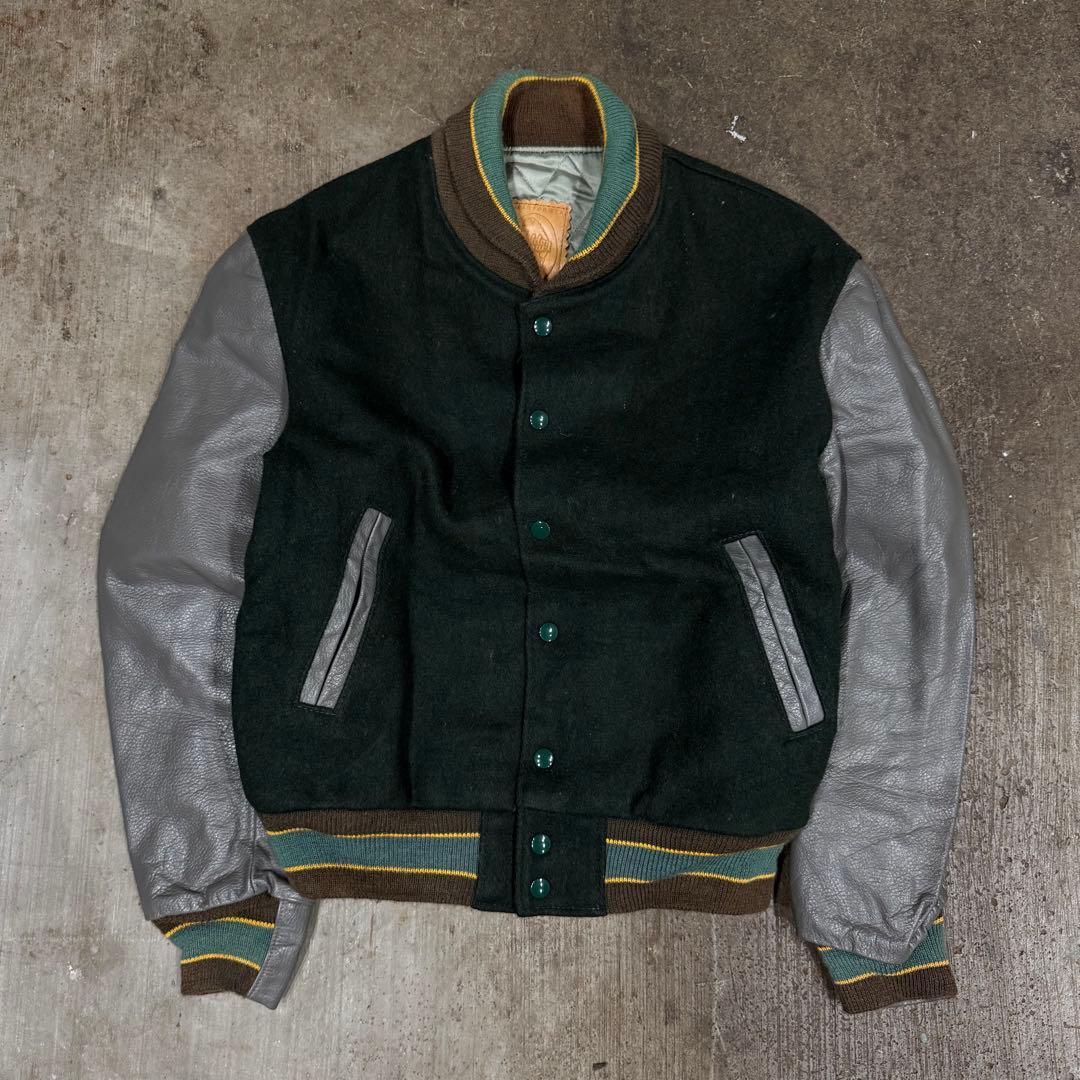 80's 90's Golden Bear スタジャン レザー　usa製