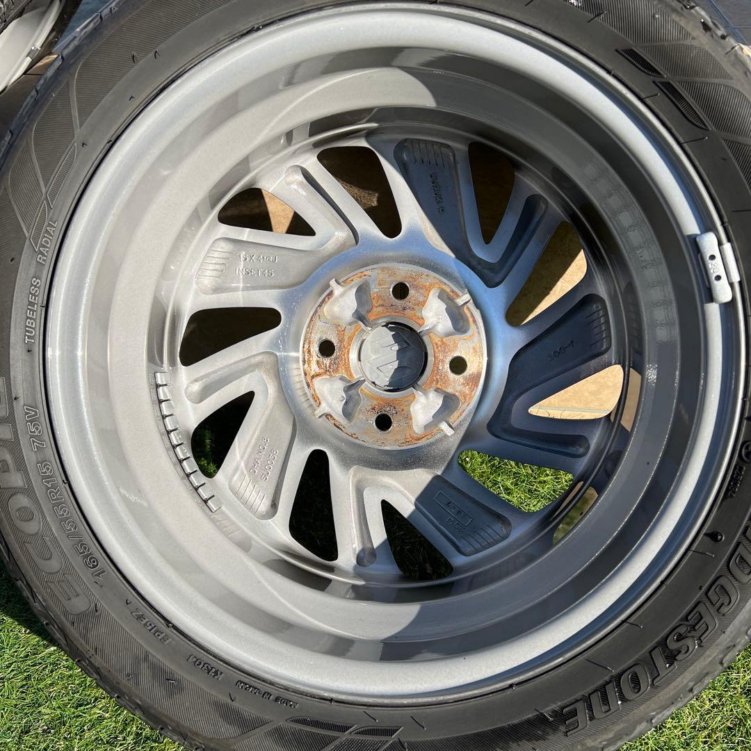 SUZUKI 純正アルミホイール スペーシアカスタム 15インチ 2本セット