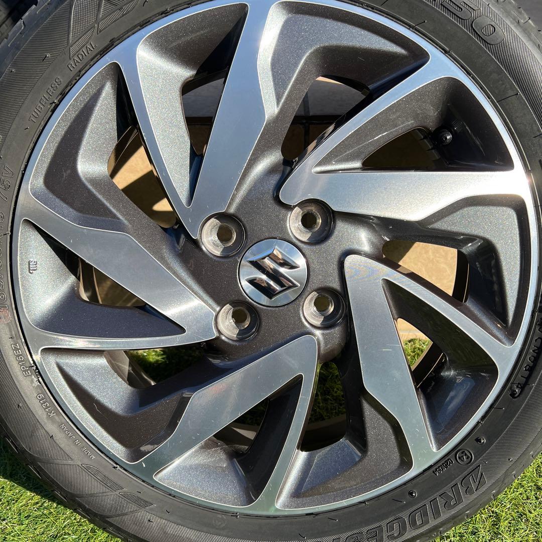 SUZUKI 純正アルミホイール スペーシアカスタム 15インチ 2本セット