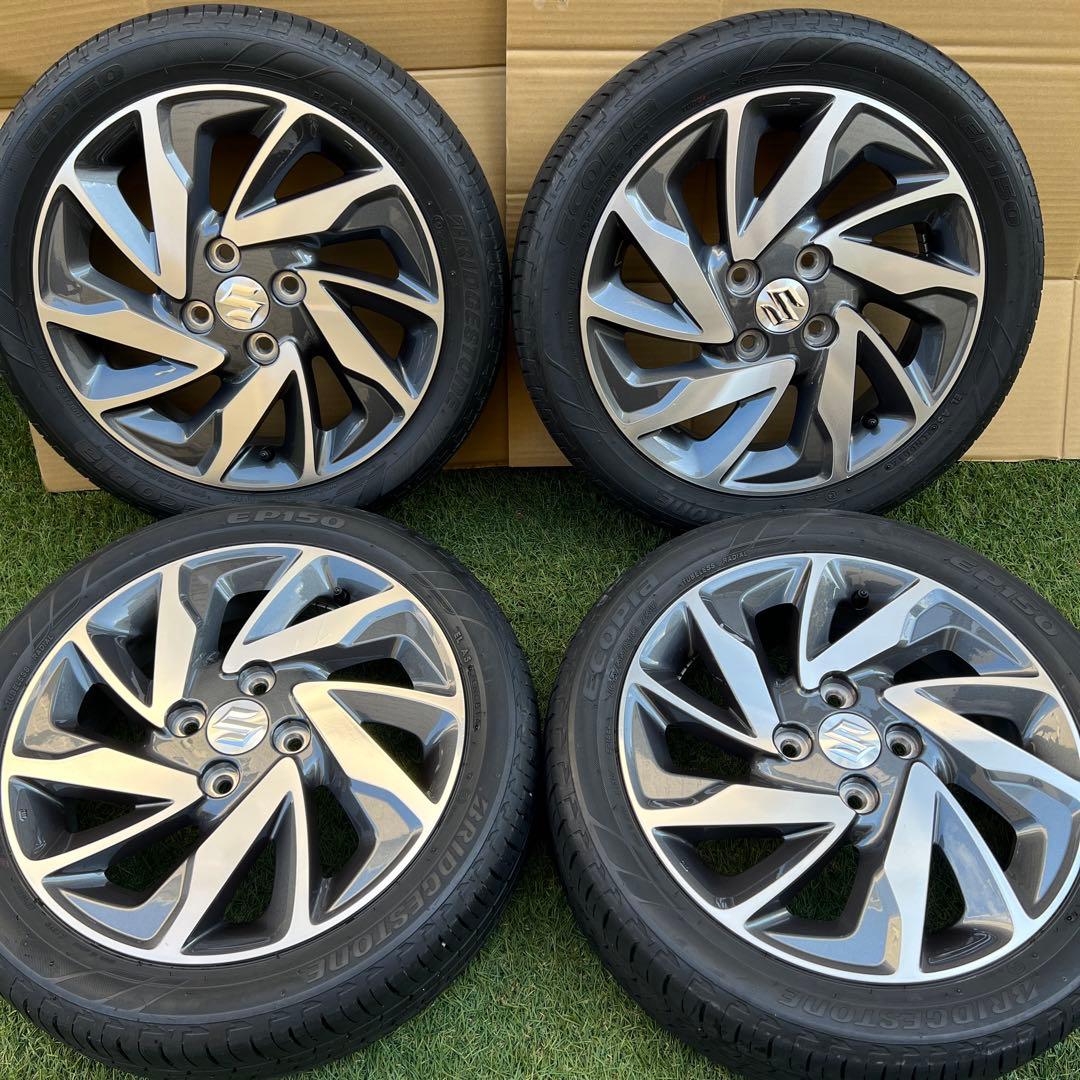 SUZUKI 純正アルミホイール スペーシアカスタム 15インチ 2本セット