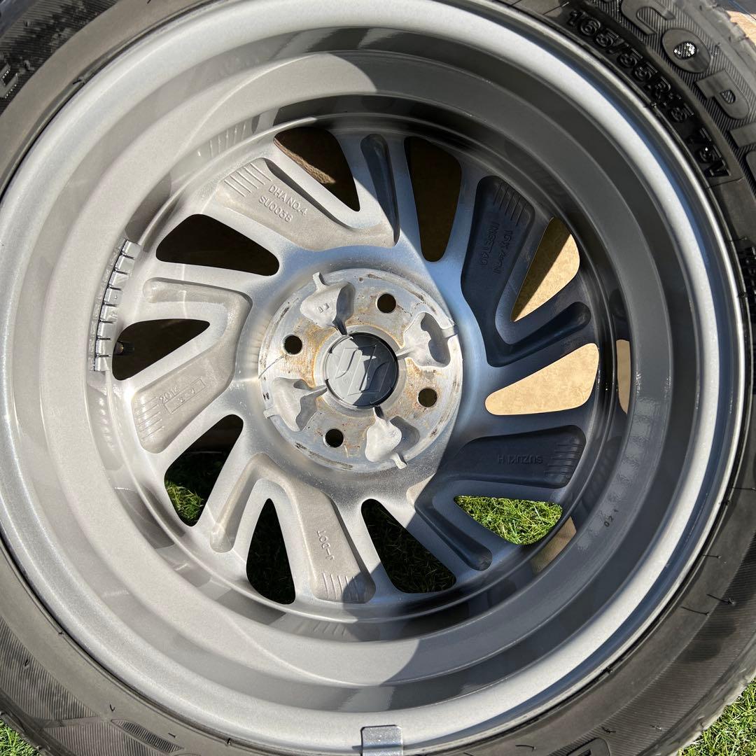 SUZUKI 純正アルミホイール スペーシアカスタム 15インチ 2本セット
