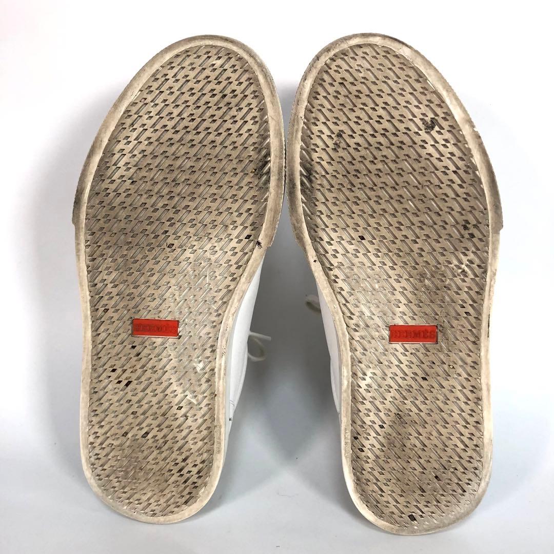 たく　エルメス スニーカー デイ ケリーバックル ホワイト　40 1/2