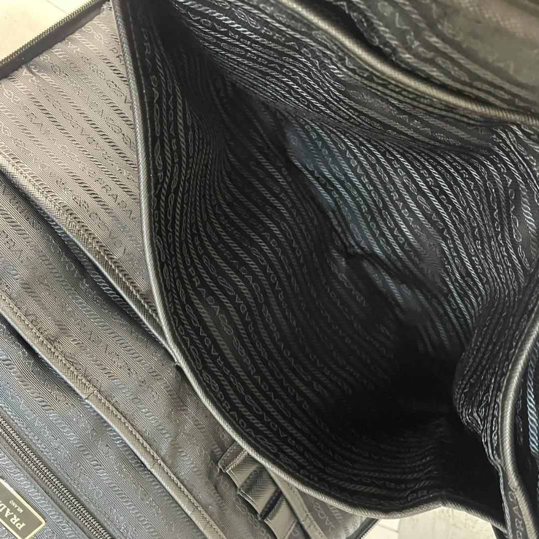 PRADA ボストンバッグ プラダ 2way ビジネスバッグ 2VE407 黒