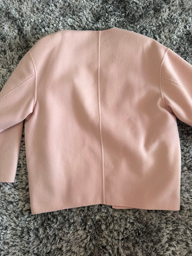 23区 MANTECO リバー ショート コート　ピンク　38