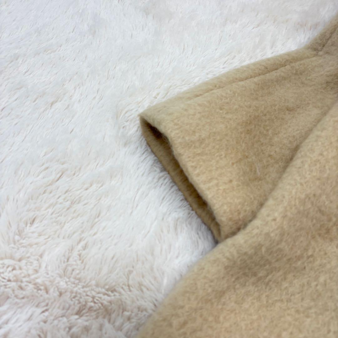 美品✨人気✨anuke Collarless Shaggy Coat ノーカラー