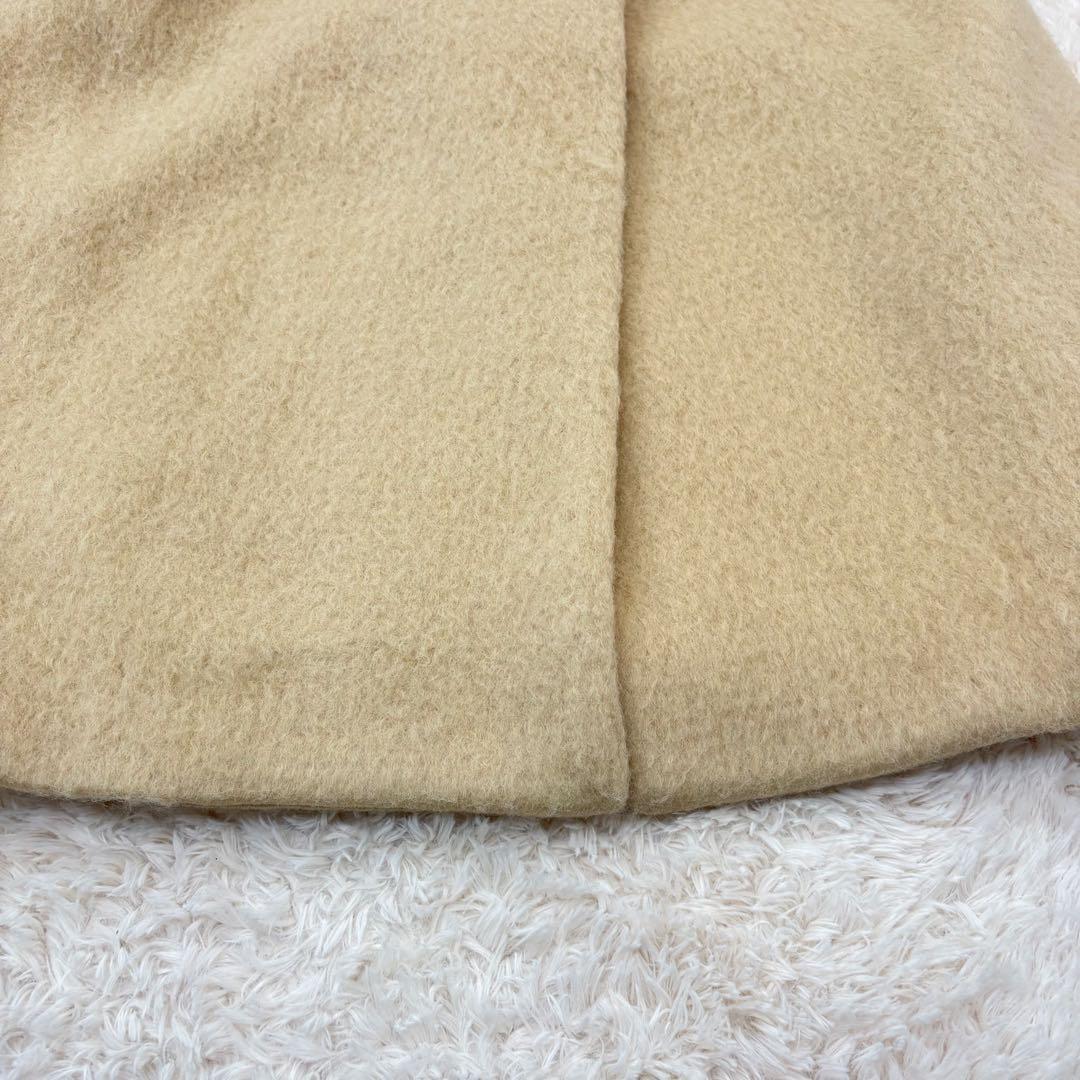 美品✨人気✨anuke Collarless Shaggy Coat ノーカラー