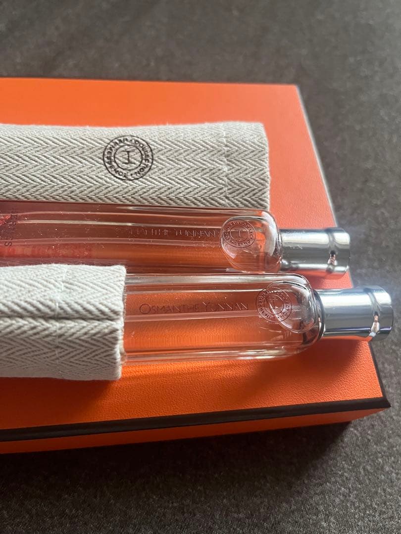 エルメス オスマンサスユンナン2本セット 専用ケース付き