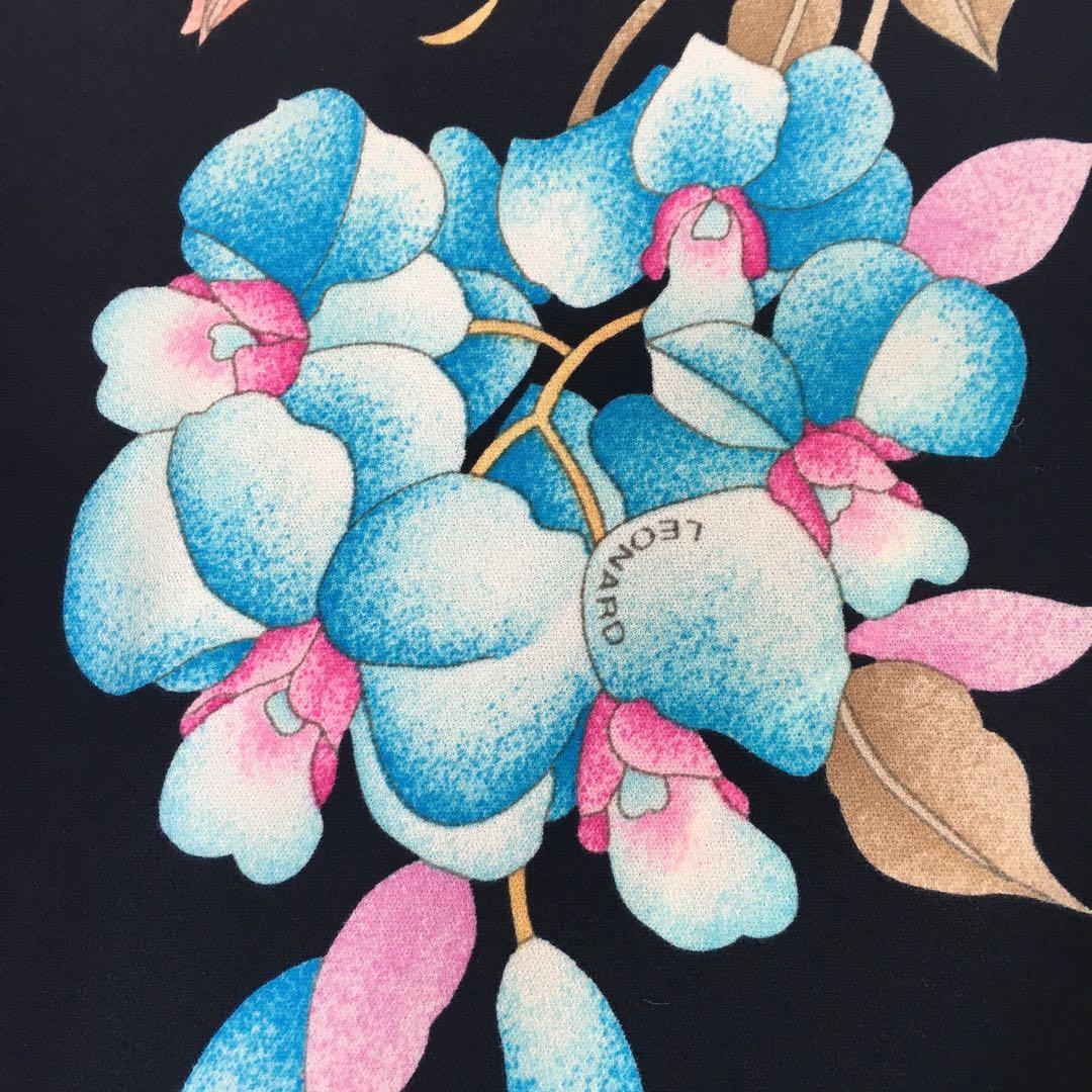 新品未使用　LEONARD レオナール　カンカン　ストレッチ　ワンピース　42