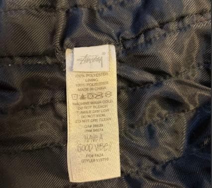 即日発送STUSSY Workgear フーディー ジャケット 黒