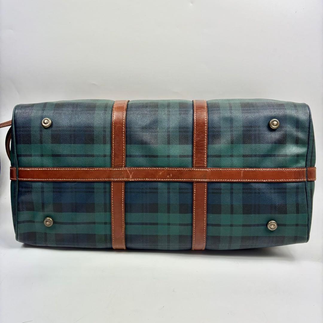 極美品✨ポロラルフローレン 2way ボストンバッグ 大容量 チェック柄 PVC