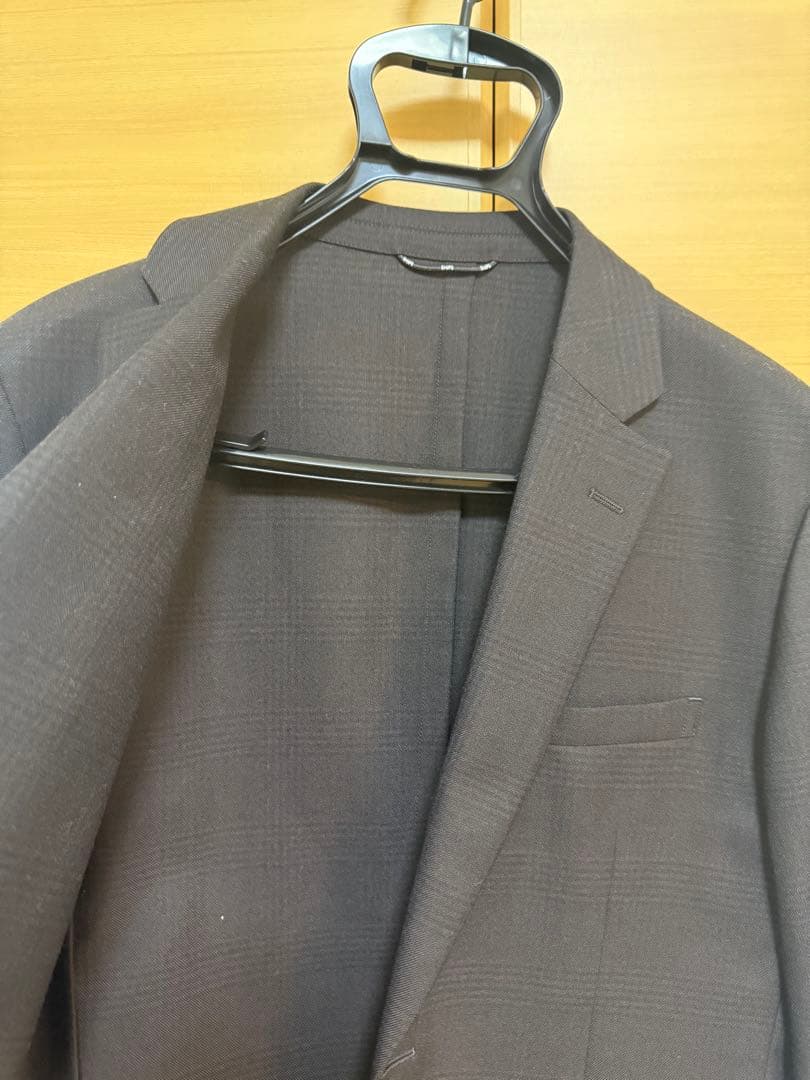 SHIPS ダークブラウン テーラードジャケット