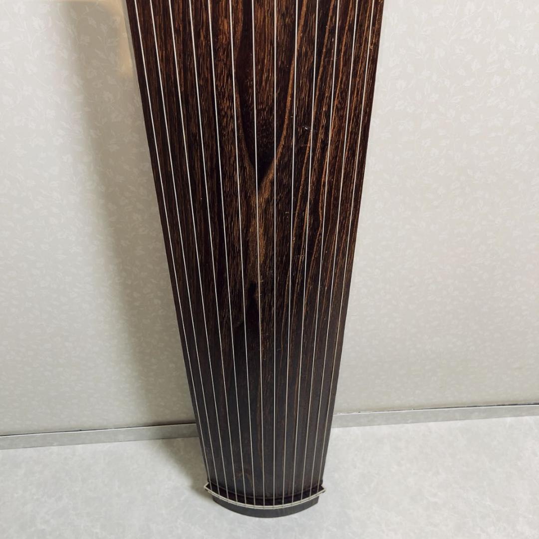 琴　箏　13弦　並甲　蒔絵　和楽器　弦楽器　すだれ彫り