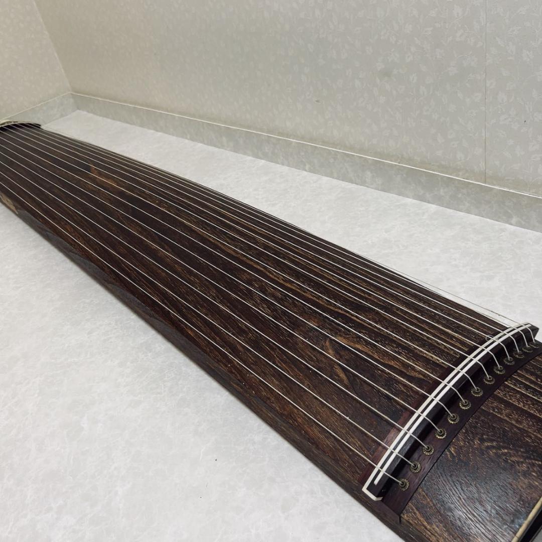 琴　箏　13弦　並甲　蒔絵　和楽器　弦楽器　すだれ彫り