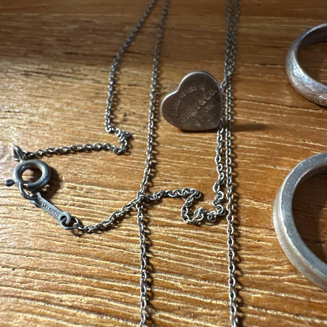再出品　Tiffany シルバーアクセサリー リング ネックレス ピアス