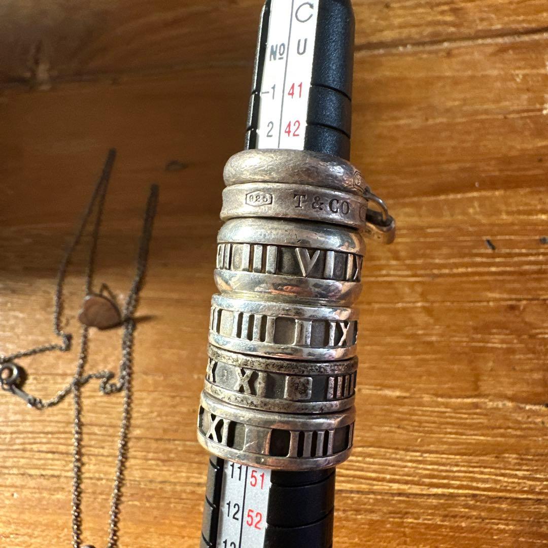 再出品　Tiffany シルバーアクセサリー リング ネックレス ピアス