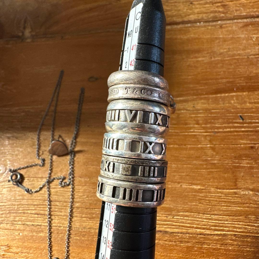 再出品　Tiffany シルバーアクセサリー リング ネックレス ピアス